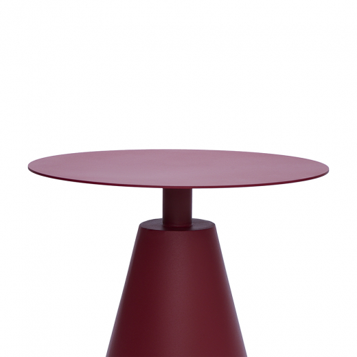 Столик кофейный Marius, Ø50 см, красный