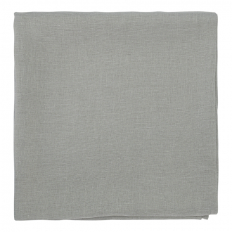 Скатерть из стираного льна серого цвета из коллекции Essential, 170х170 см