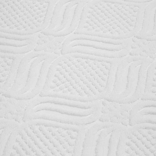 Полотенце банное белое, с кисточками цвета карри из коллекции Essential, 70х140 см