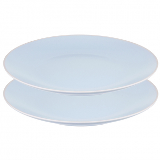 Набор обеденных тарелок Simplicity, Ø26 см, голубые, 2 шт.