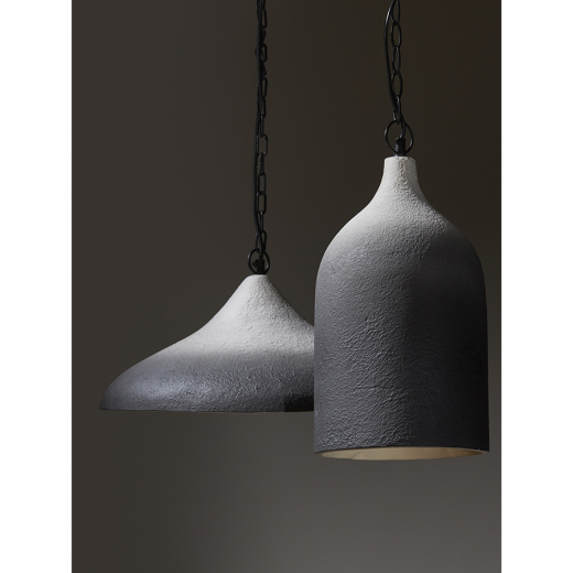 Светильник подвесной Sustainable collection, Ø44х19 см, черный/белый