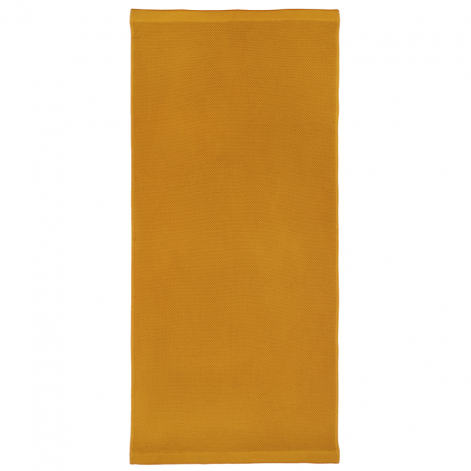 Полотенце банное вафельное цвета карри из коллекции Essential, 70х140 см
