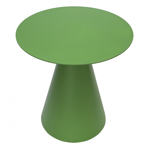 Столик кофейный Marius, Ø50 см, зеленый