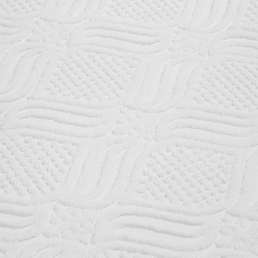 Полотенце банное белое, с кисточками цвета красной глины из коллекции Essential, 70х140 см