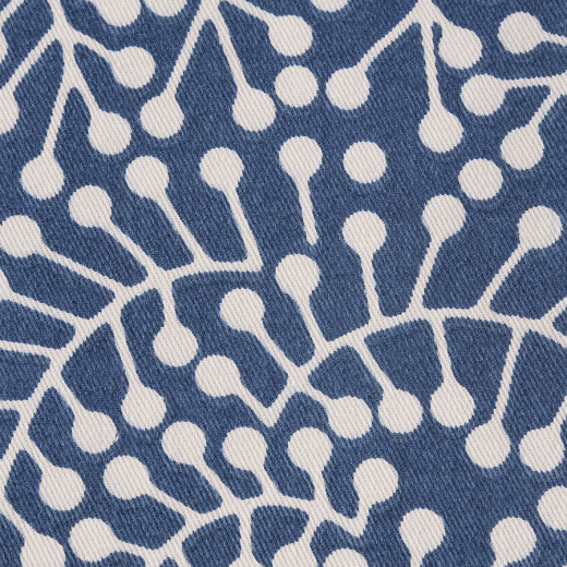 Набор из двух салфеток сервировочных темно-синего цвета с принтом Спелая Смородина из коллекции Scandinavian touch, 45х45 см