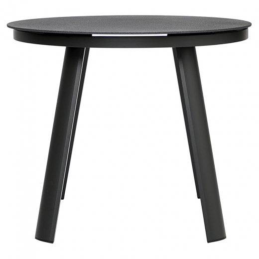 Стол обеденный Leif, Ø90 см, темно-серый